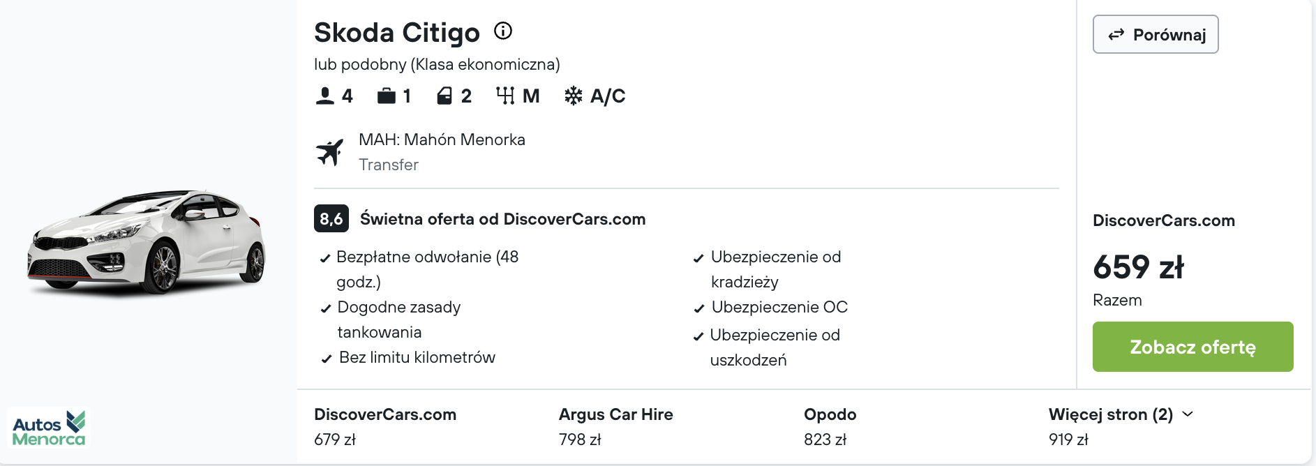 Partner Link kayak_pl_car_wl