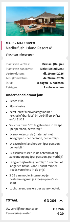 Partner Link voyageprive_nl_packages_direct