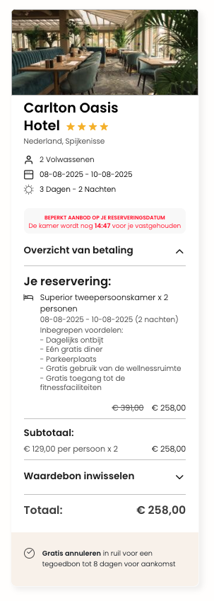 Partner Link travelcircus_nl_packages_direct