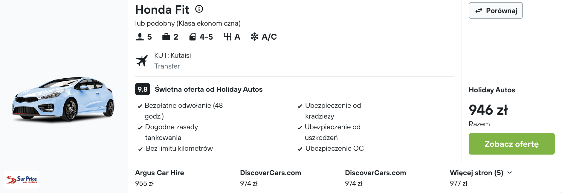 Partner Link kayak_pl_car_wl