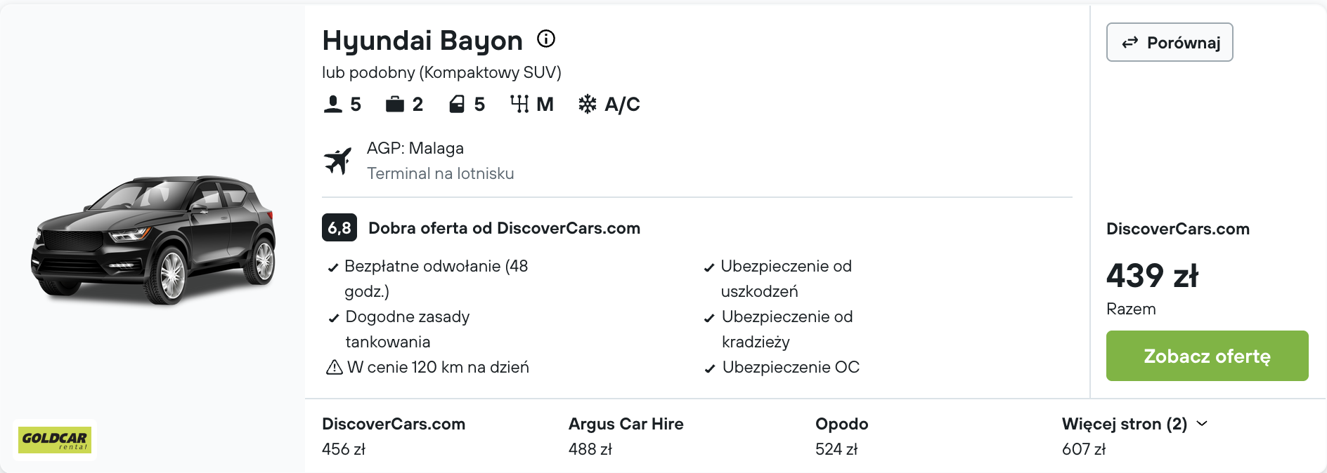 Partner Link kayak_pl_car_wl