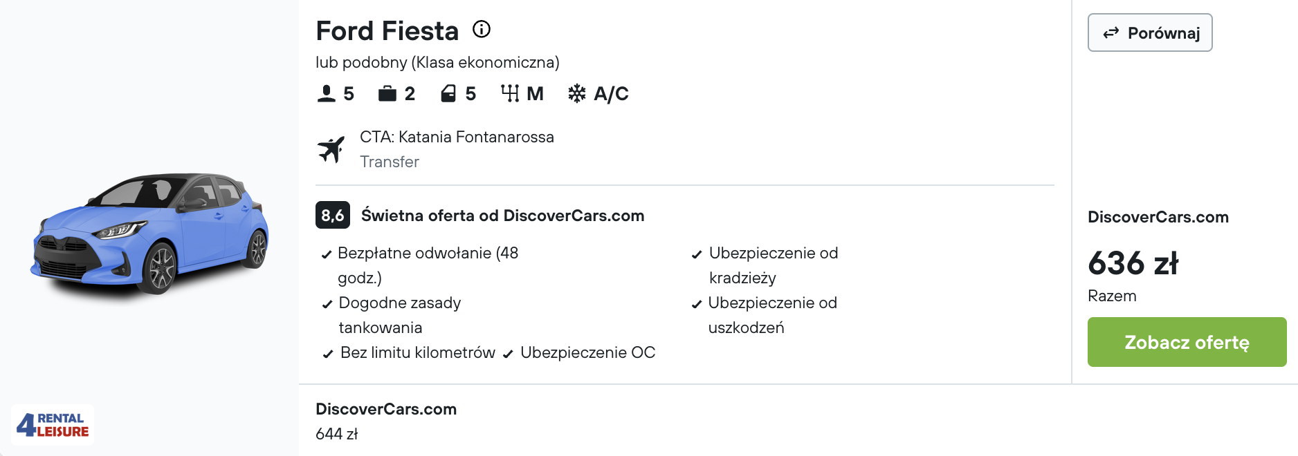 Partner Link kayak_pl_car_wl