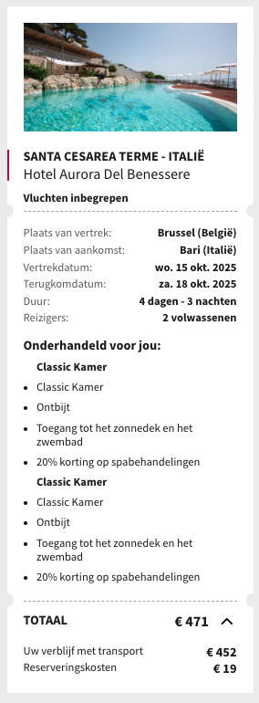 Partner Link voyageprive_nl_packages_direct