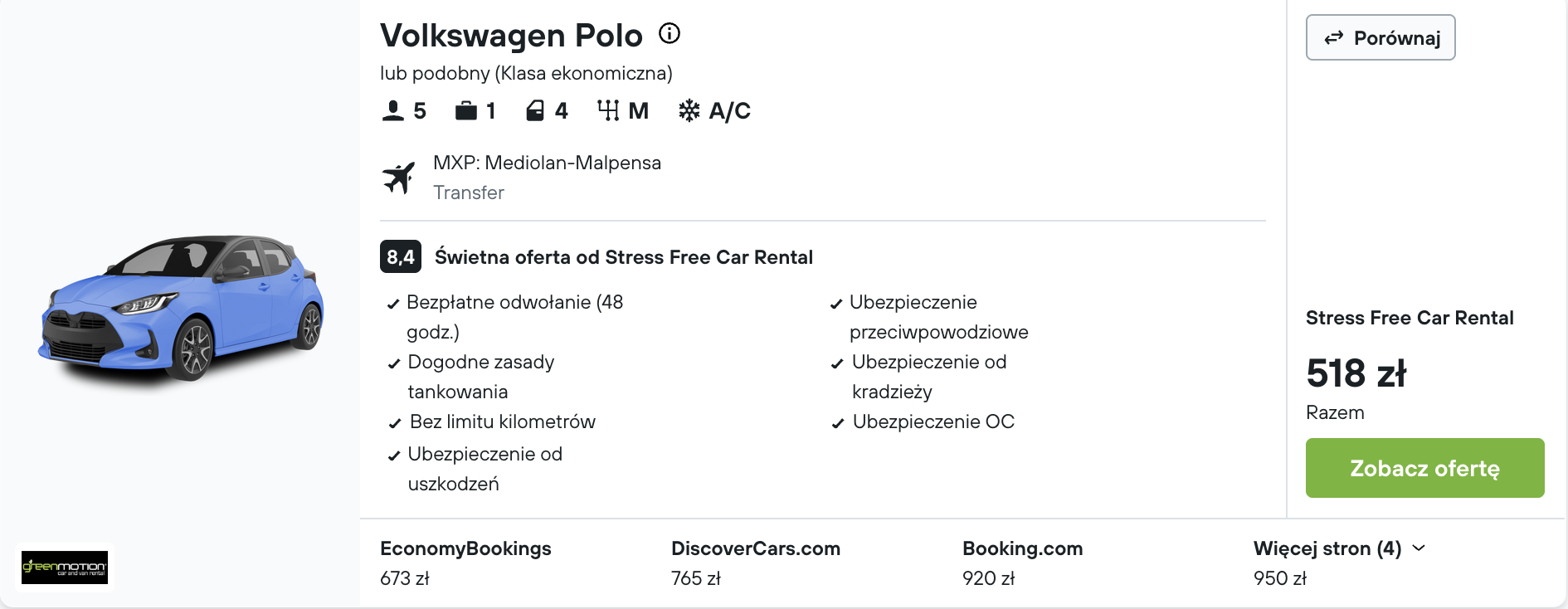 Partner Link kayak_pl_car_wl