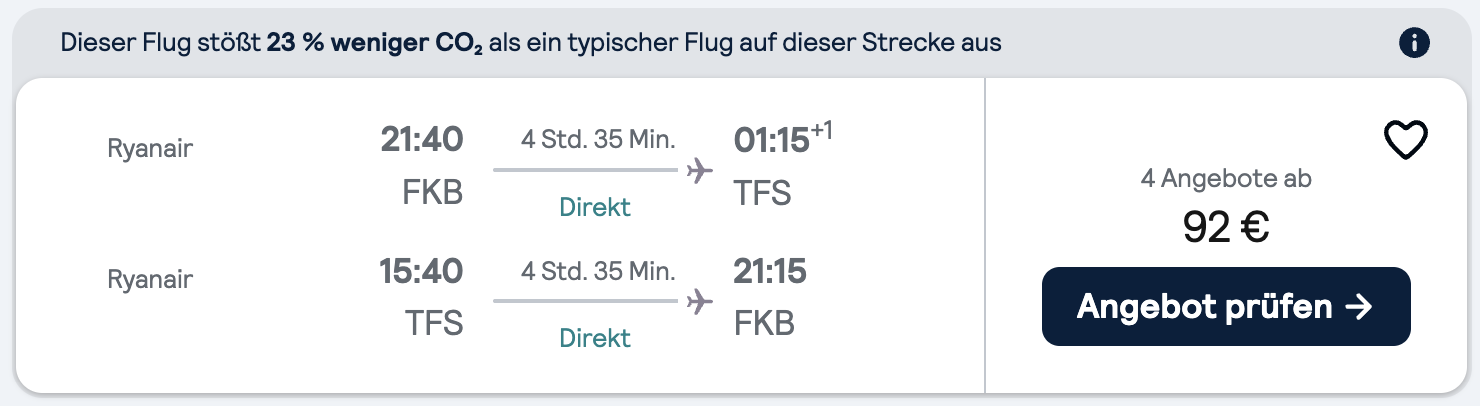 Screenshot SkyScanner