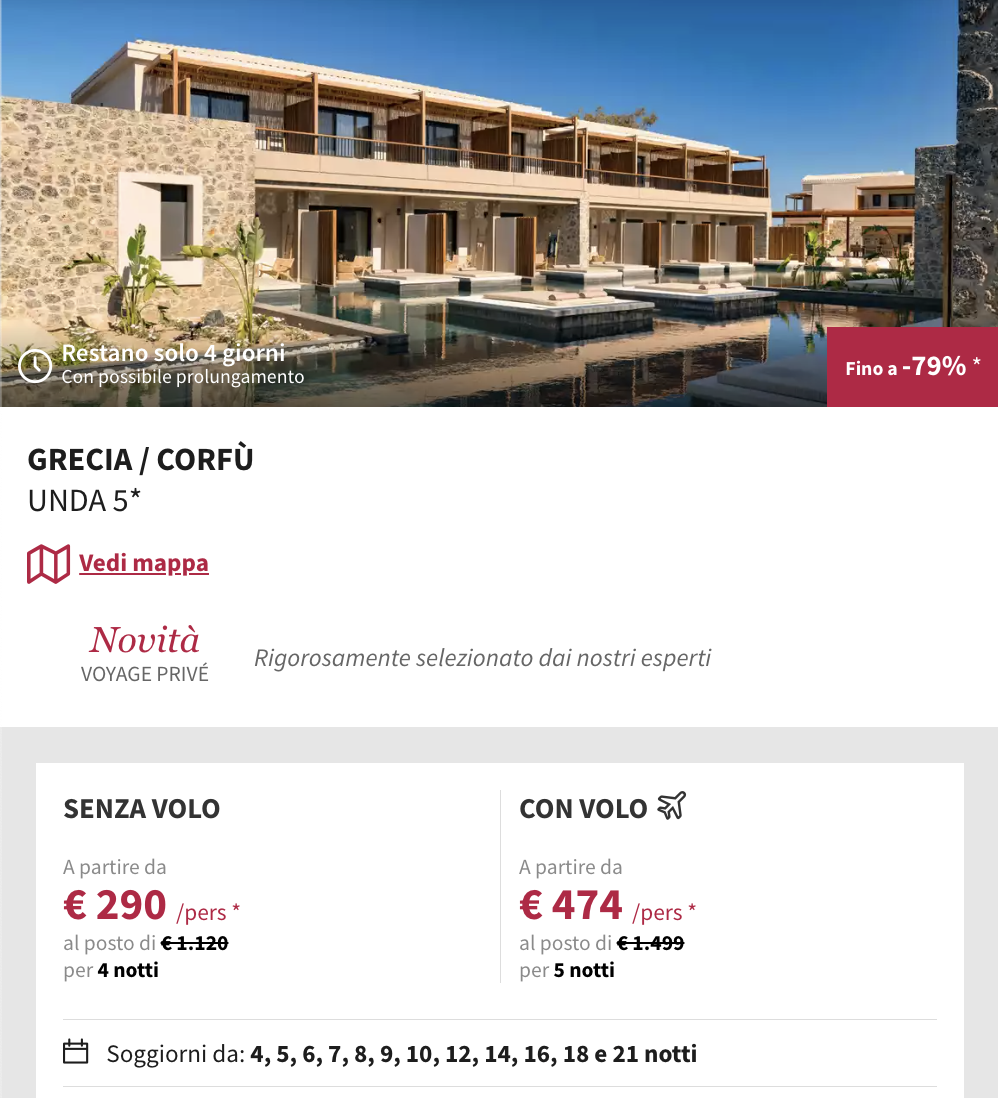 Partner Link voyageprive_it_packages_direct