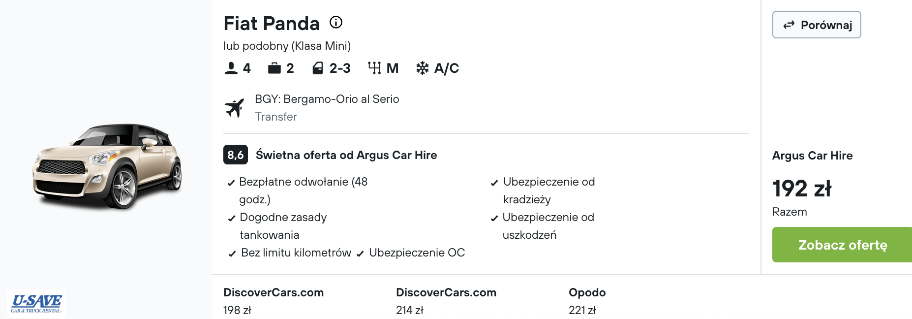 Partner Link kayak_pl_car_wl