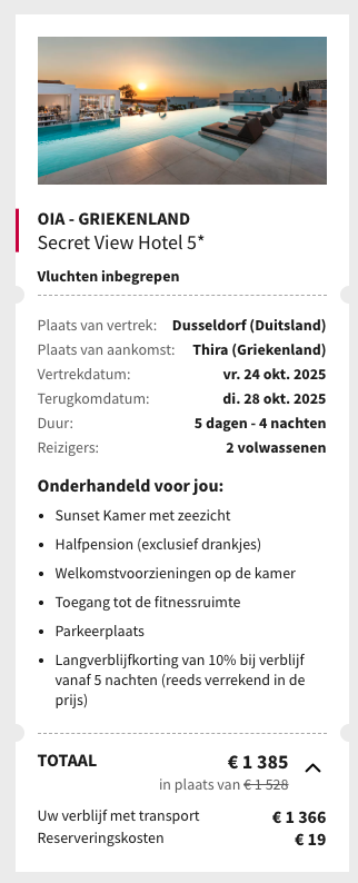 Partner Link voyageprive_nl_packages_direct