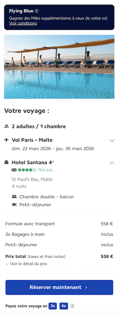 Partner Link lacollectionairfrance_fr_packages_direct
