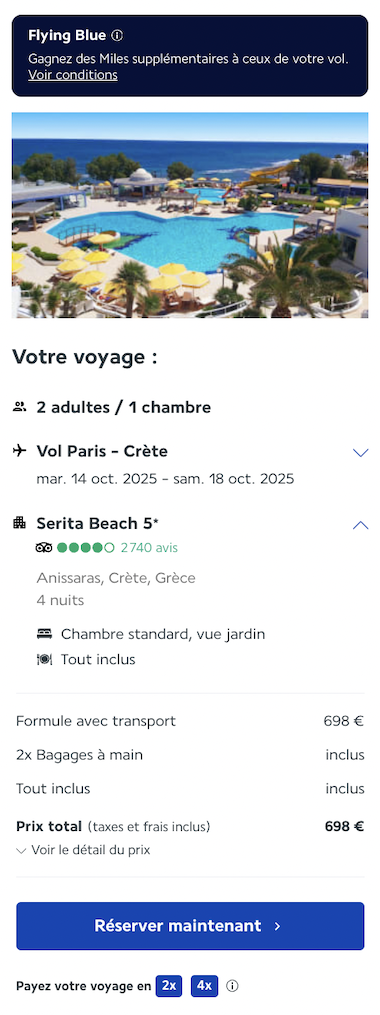 Partner Link lacollectionairfrance_fr_packages_direct