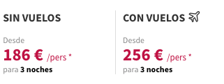 Partner Link voyageprive_es_packages_direct