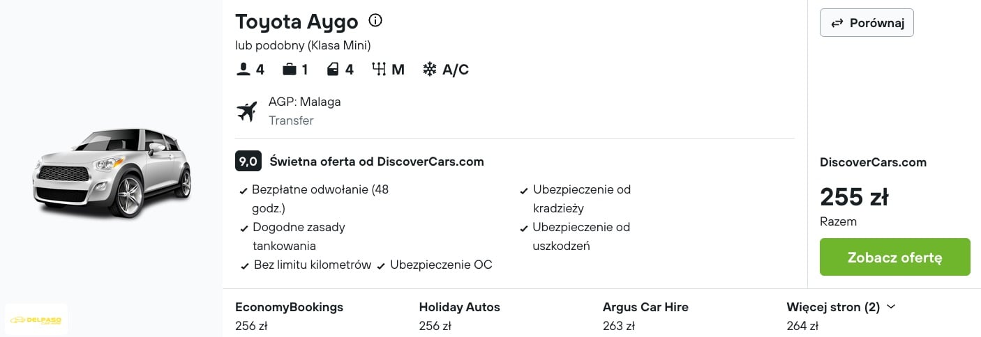 Partner Link kayak_pl_car_wl