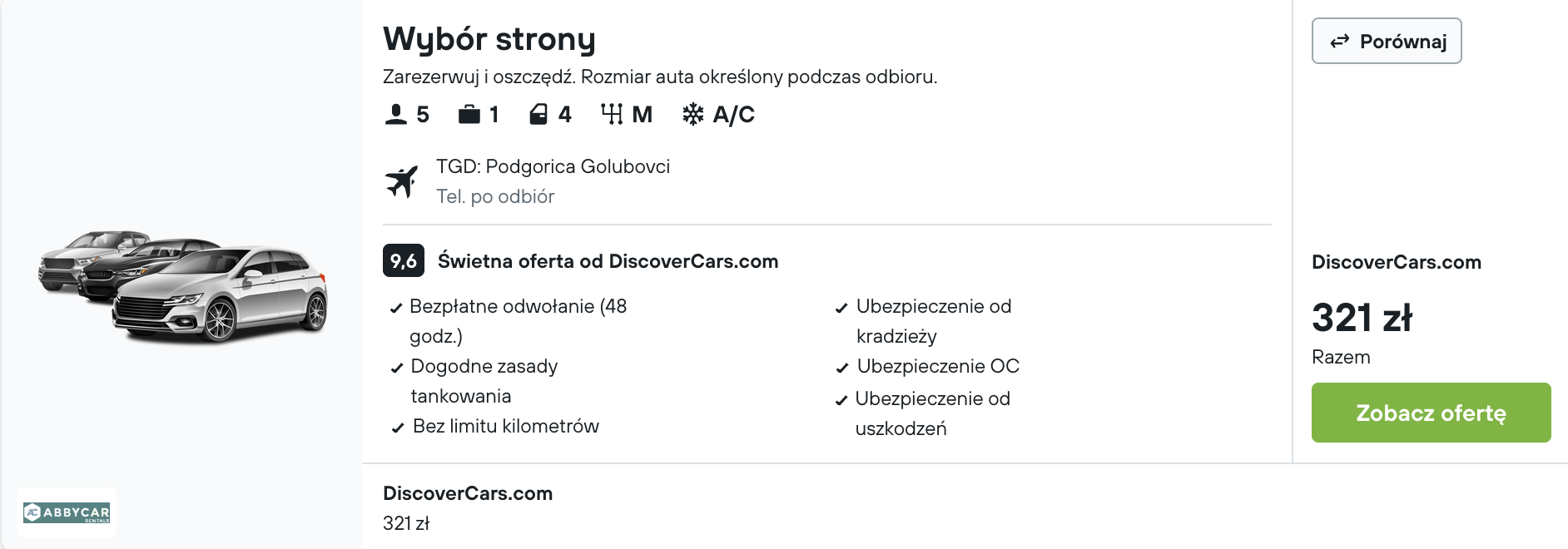 Partner Link kayak_pl_car_wl