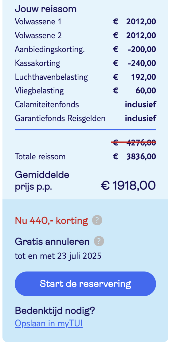 Partner Link tui_nl_packages_affiliate