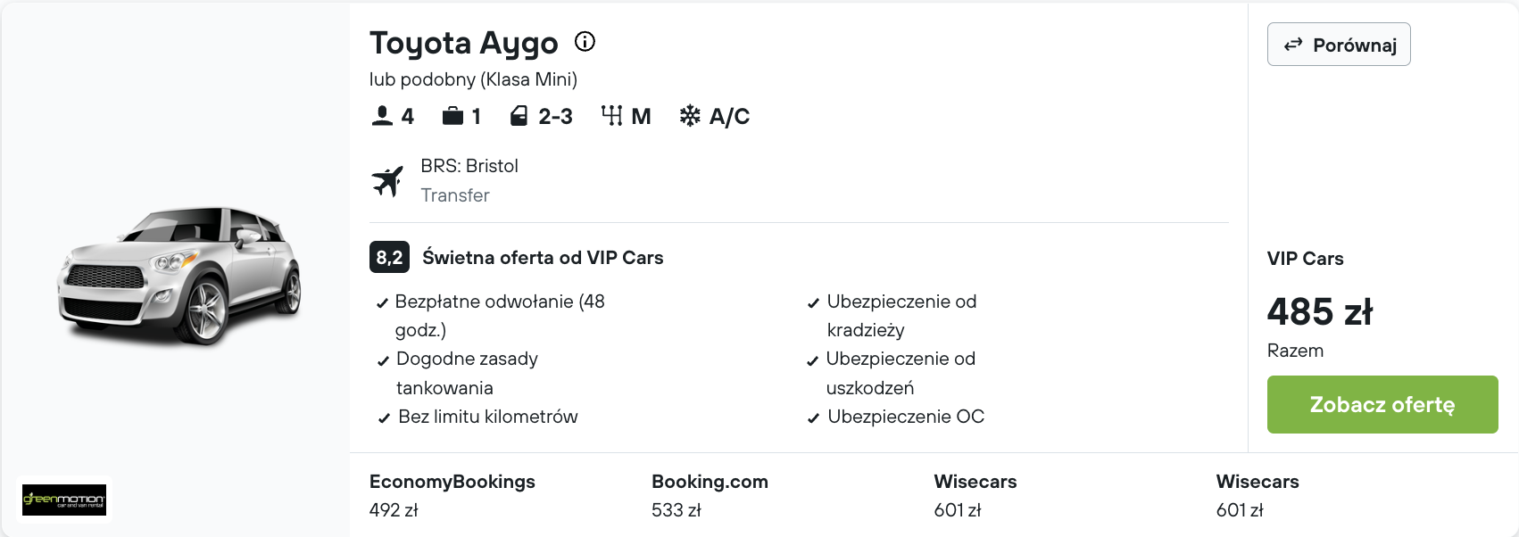 Partner Link kayak_pl_car_wl