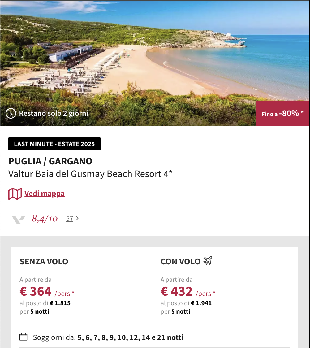 Partner Link voyageprive_it_packages_direct