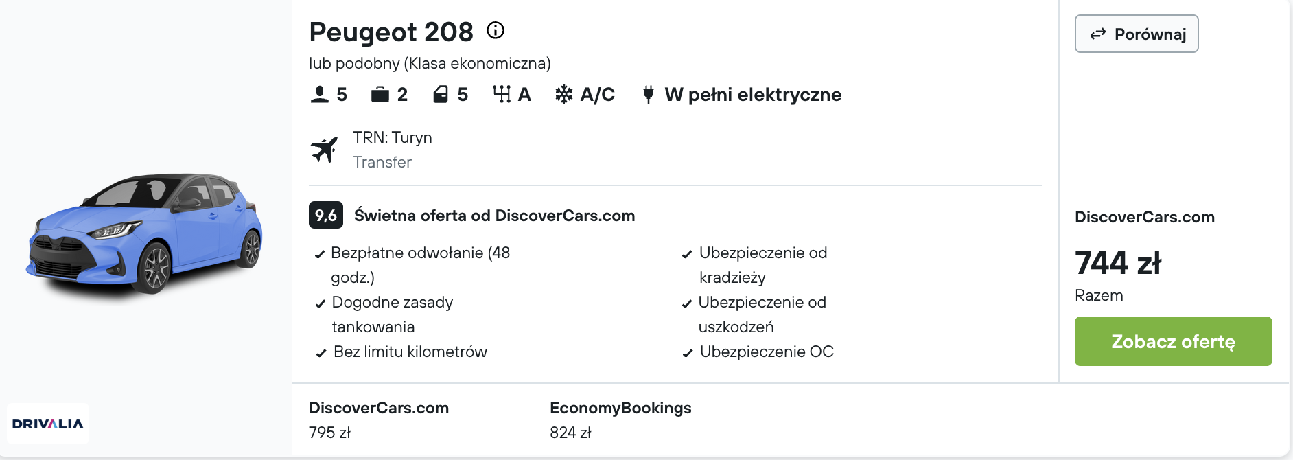 Partner Link kayak_pl_car_wl