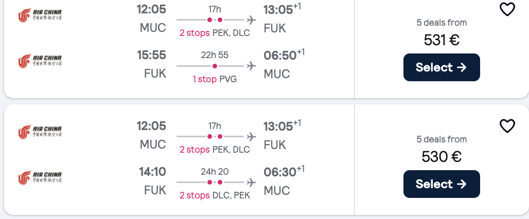 Screenshot Skyscanner