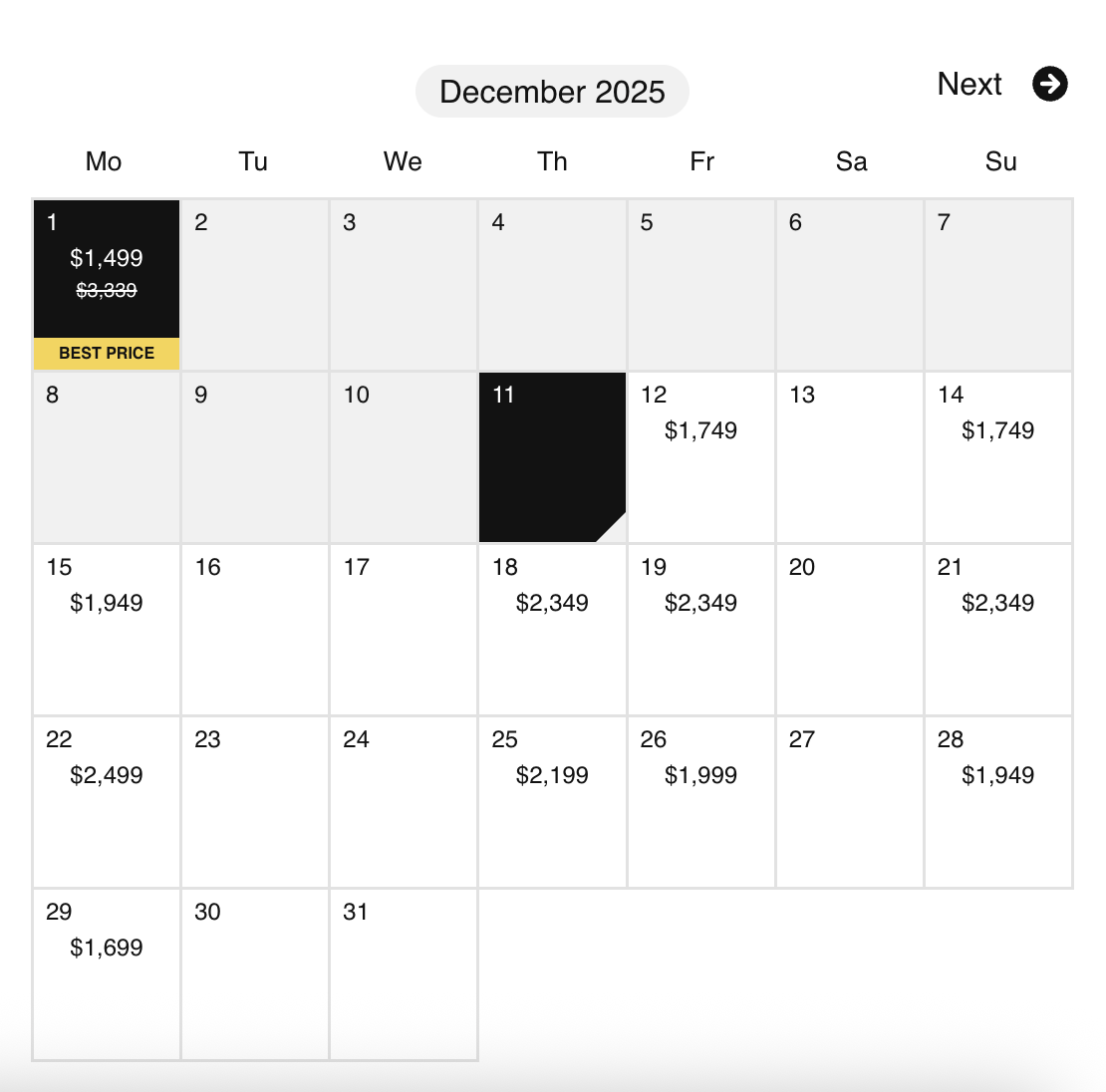 Screenshot taken on January 23rd