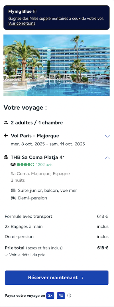 Partner Link lacollectionairfrance_fr_packages_direct