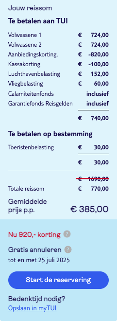 Partner Link tui_nl_packages_affiliate