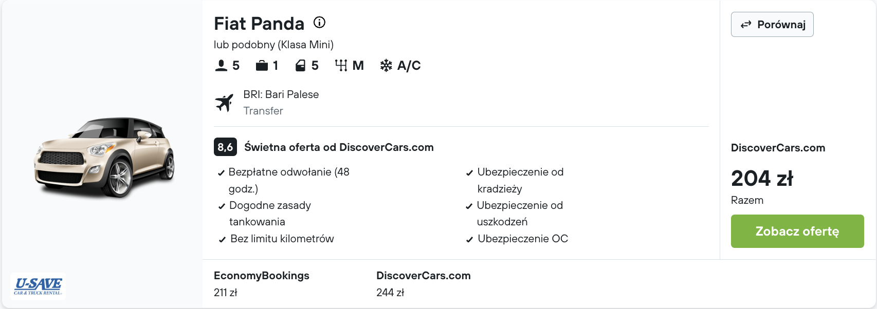 Partner Link kayak_pl_car_wl