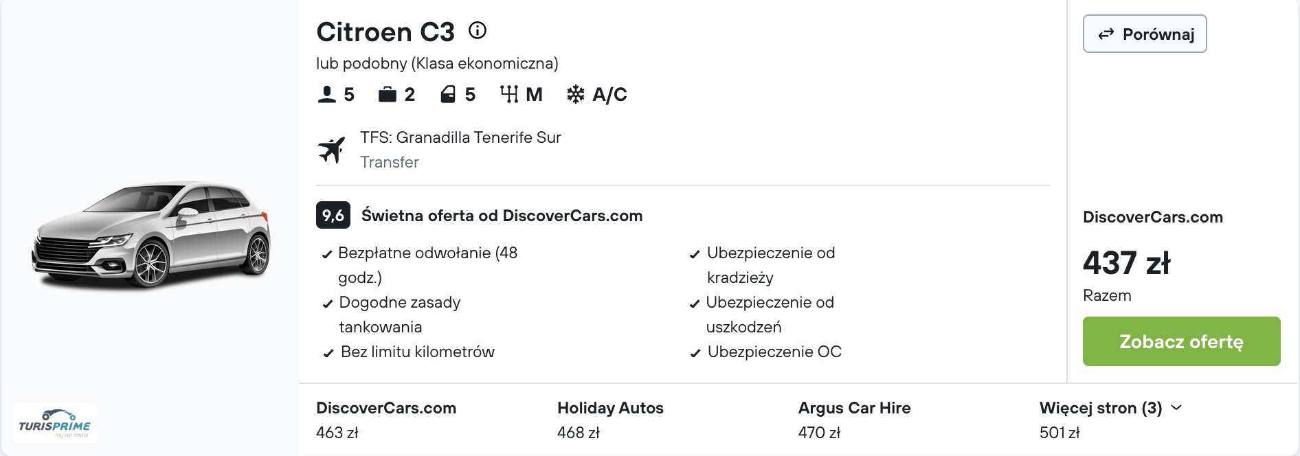 Partner Link kayak_pl_car_wl