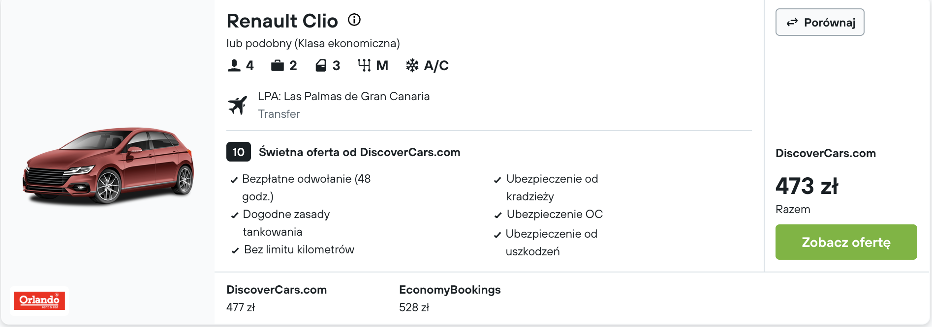 Partner Link kayak_pl_car_wl