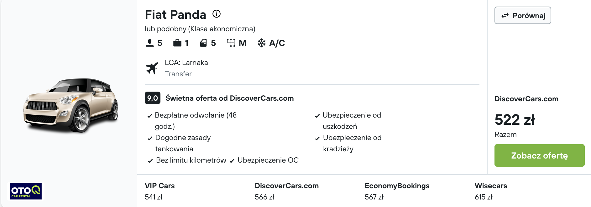 Partner Link kayak_pl_car_wl