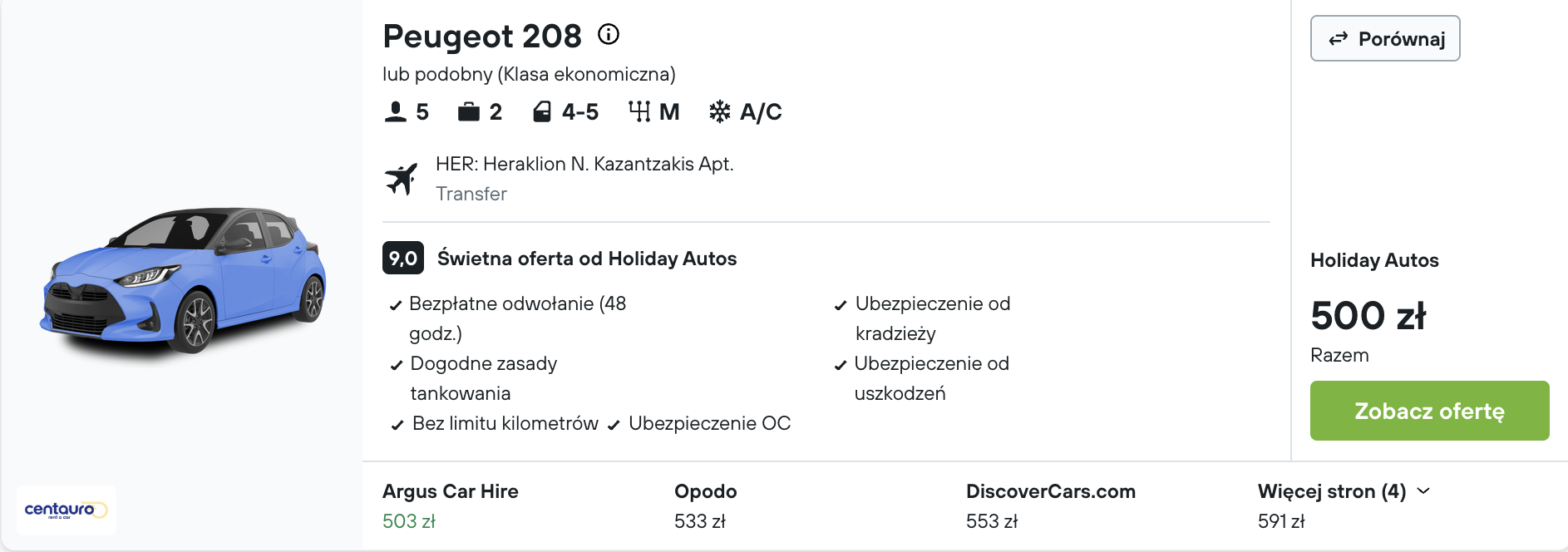 Partner Link kayak_pl_car_wl