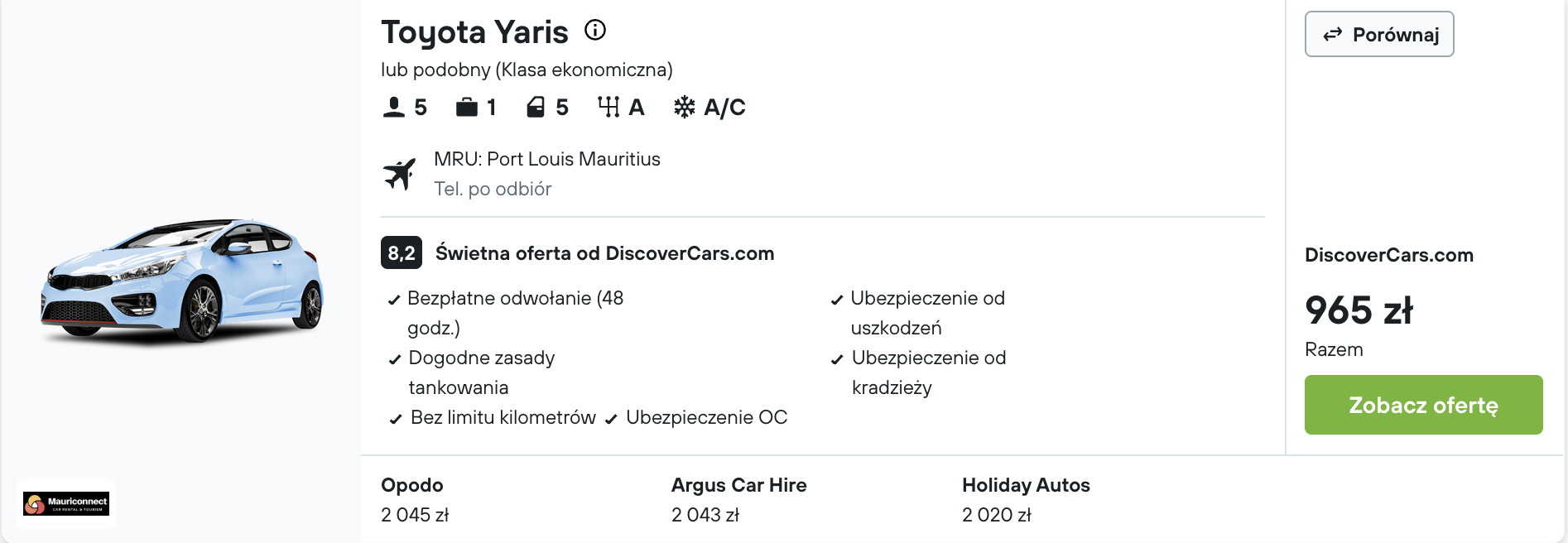 Partner Link kayak_pl_car_wl