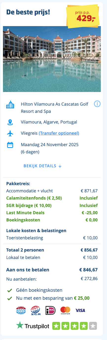 Partner Link prijsvrij_nl_packages_affiliate