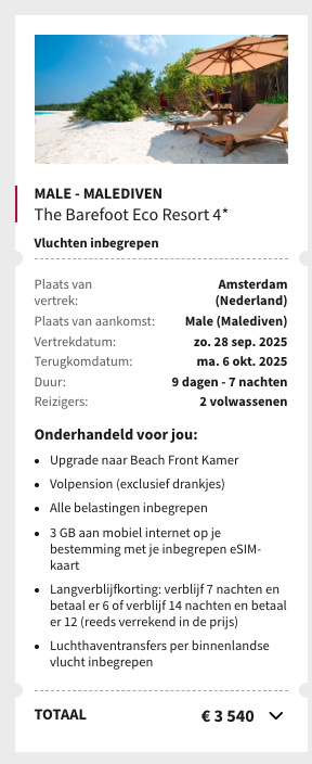 Partner Link voyageprive_nl_packages_direct