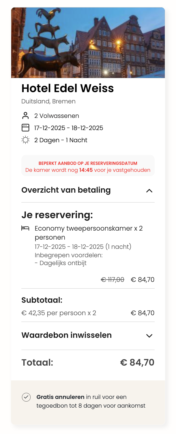 Partner Link travelcircus_nl_packages_direct