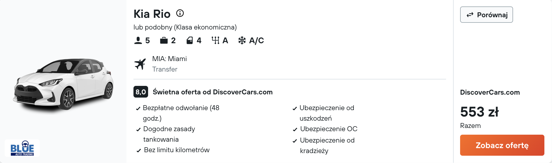 Partner Link kayak_pl_car_wl