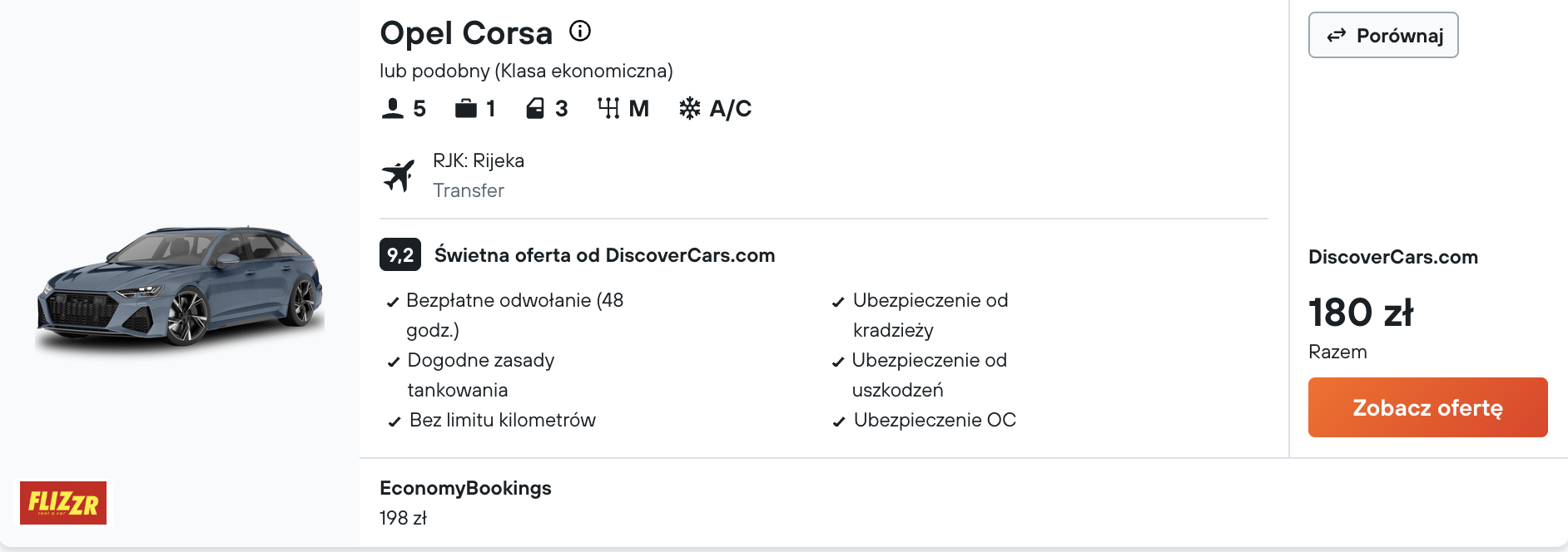 Partner Link kayak_pl_car_wl