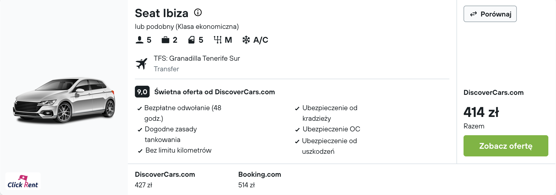 Partner Link kayak_pl_car_wl