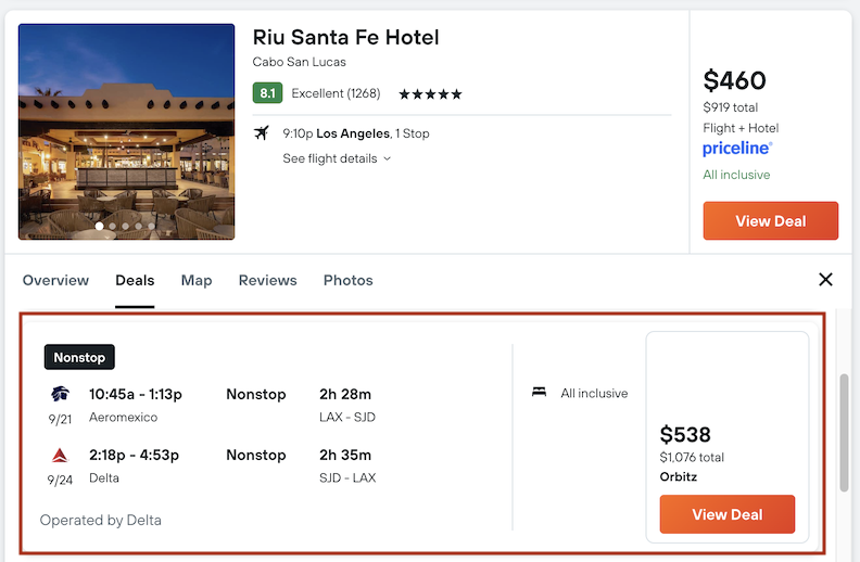 Partner Link kayak_us_packages_wl