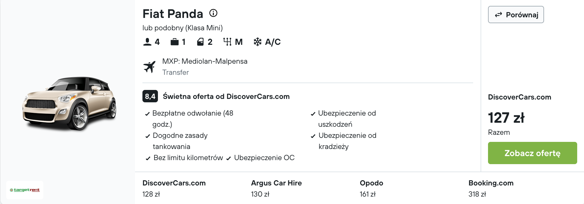 Partner Link kayak_pl_car_wl