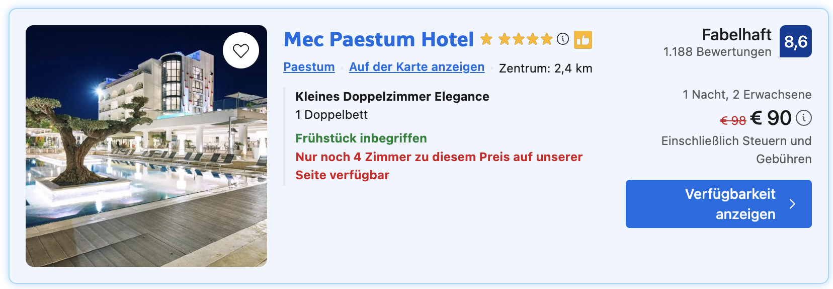 Screenshot Trivago