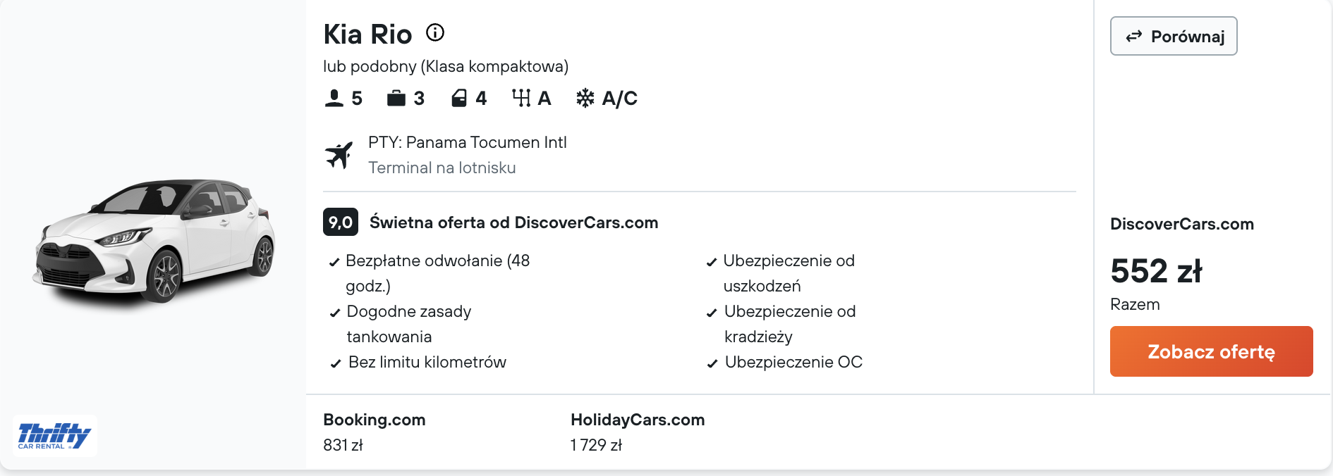 Partner Link kayak_pl_car_wl