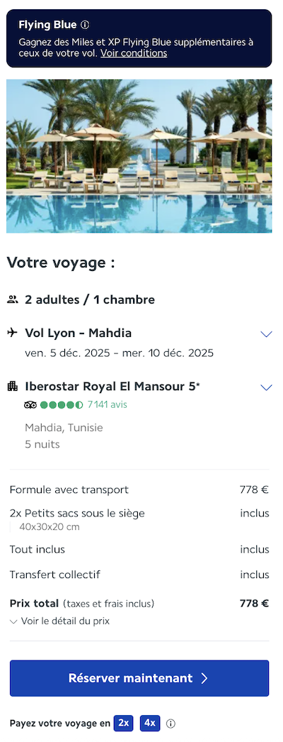 Partner Link lacollectionairfrance_fr_packages_direct