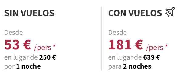 Partner Link voyageprive_es_packages_direct