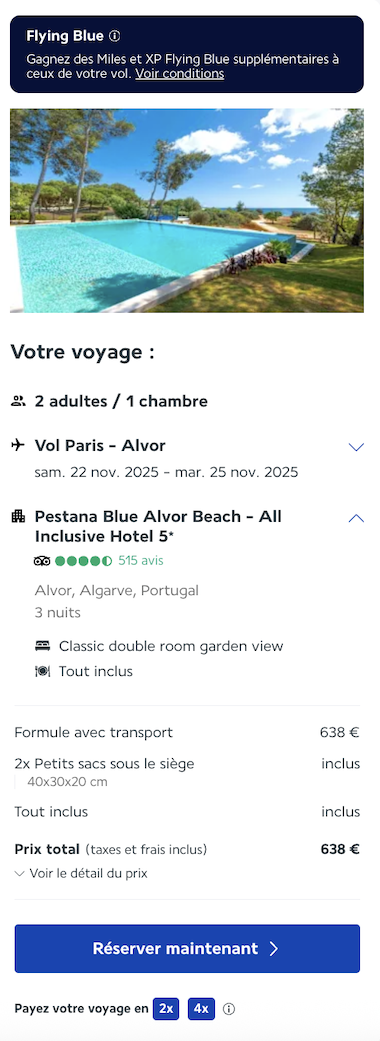 Partner Link lacollectionairfrance_fr_packages_direct