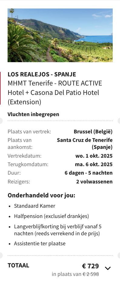 Partner Link voyageprive_nl_packages_direct