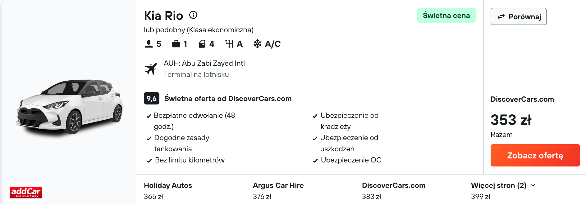 Partner Link kayak_pl_car_wl