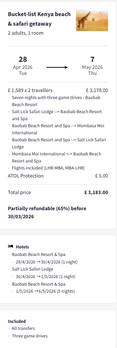 Partner Link secretescapes_uk_packages_direct