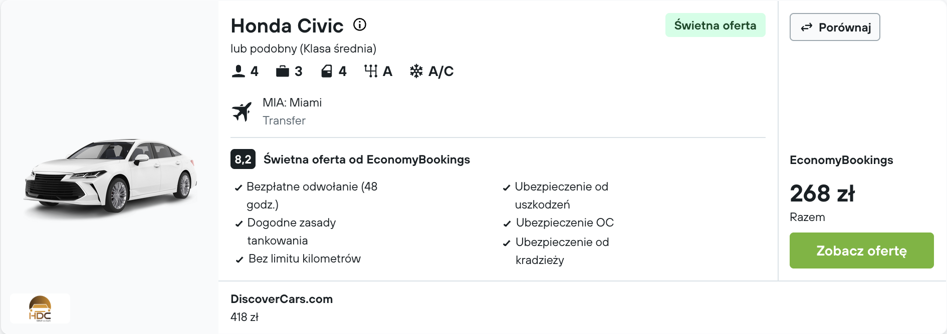 Partner Link kayak_pl_car_wl