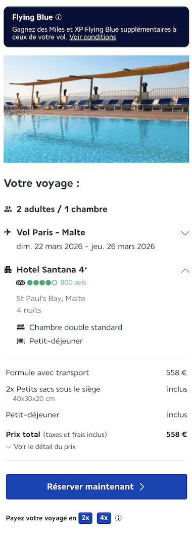 Partner Link lacollectionairfrance_fr_packages_direct