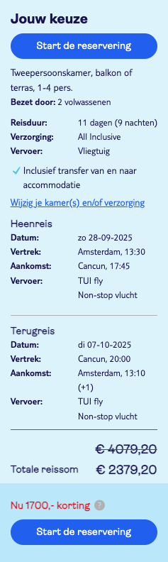 Partner Link tui_nl_packages_affiliate